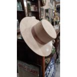 Milliner's hat mould. {14 cm H x 43 cm Dia.}.