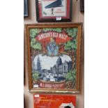 Jameson's Old Malt M J Judge Dublin framed advertising print. {57 cm H x 44 cm W}.