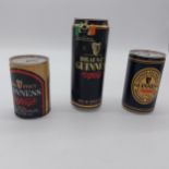 Three Guinness advertising display tins - Guinness Extra Stout, Guinness The Offical Beer of The