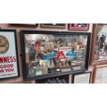 Blair & Co. of Alloa Indian Pale Ale framed advertising mirror. {58 cm W x 92 cm W}.