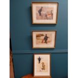 Set of three Lawson Wood humorous Police prints. {44 cm H x 34 cm W}.