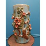 Early 20th C. decorative ceramic vase {13 cm H x 16 cm Dia.}.
