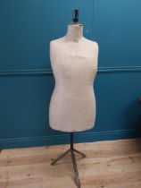 1940's shop mannequin. {154 cm H x 45 cm W x 35 cm D}.