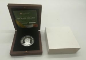 90th. Anniversary Michael Collins 1890-1922 Silver Proof €10 coin in presentation case and with