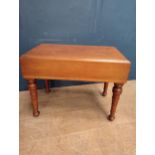 Victorian walnut bidet with ceramic liner {H 44cm x W 60cm x D 30cm}.