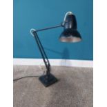 Early 20th C. Herbert Terry & Sons angle poise table lamp {66 cm H 45 cm W 20cm D}.