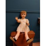 1970's Doll. {74 cm H}. { cm H cm W cm D}.