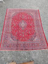 Good quality decorative Persian carpet square {385cm W x 290cm L}