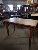 Pine rectangular bar - cafe - pub - restaurant table {79 cm H x 22 cm W x70 cm D}.