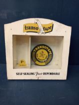 Transo Tape advertising box {H 30cm x W 30cm x D 14cm}.