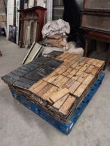 Large collection of parquet flooring