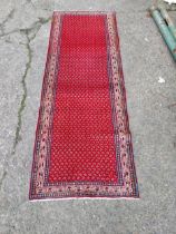 Good quality decorative carpet runner {372cm L x 113cm W}