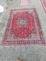 Good quality decorative Persian carpet square { 370cm W x 265cm L}