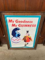 My Goodness My Guinness framed advertising print {76 cm H x 60 cm W}.