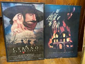 Cryano De Bergerac and The House of The Devil film prints {103 cm H x 68 cm W}.