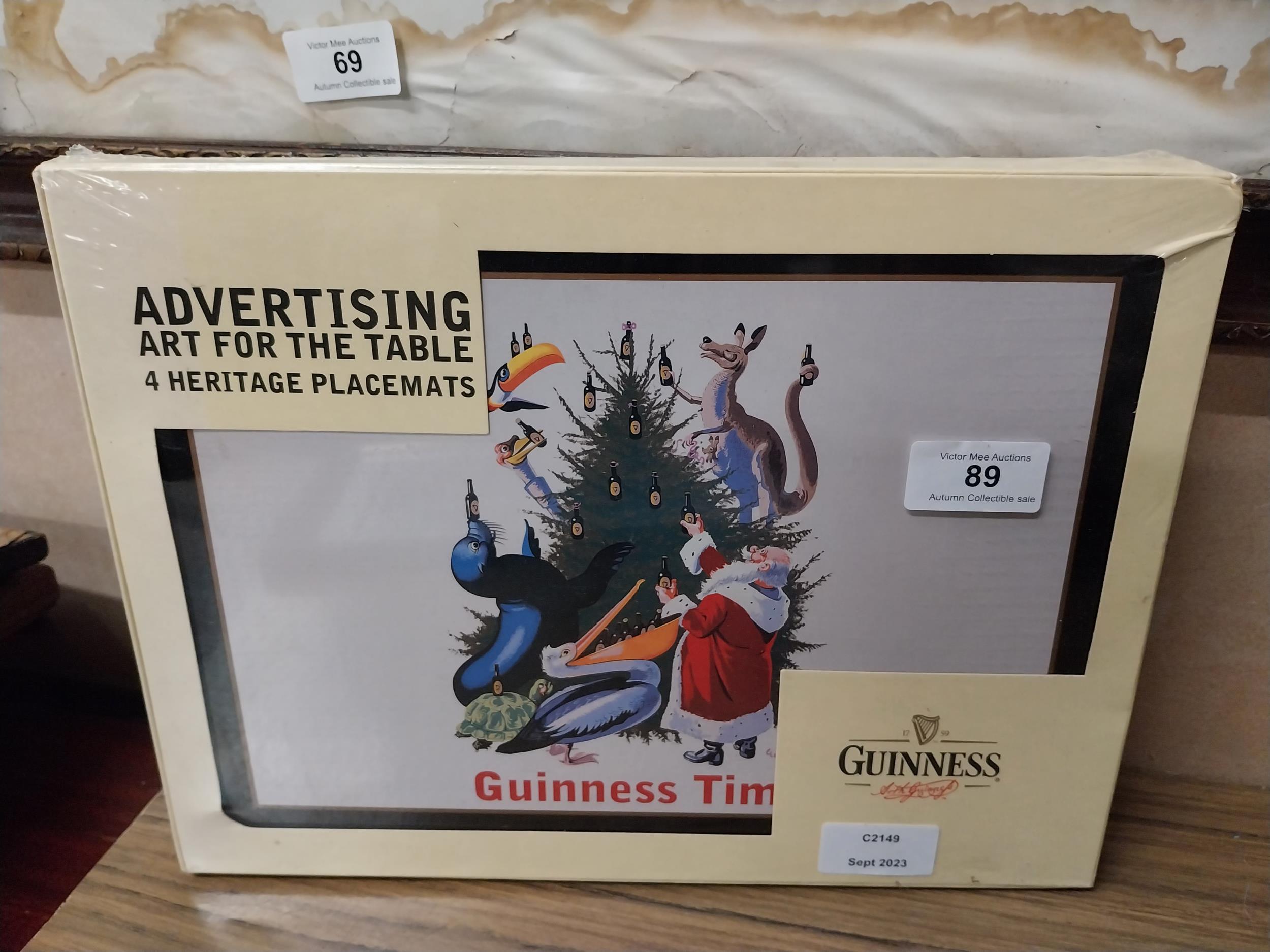 Four Guinness Heritage placemats. {23 cm H x 31 cm W} - Image 2 of 2