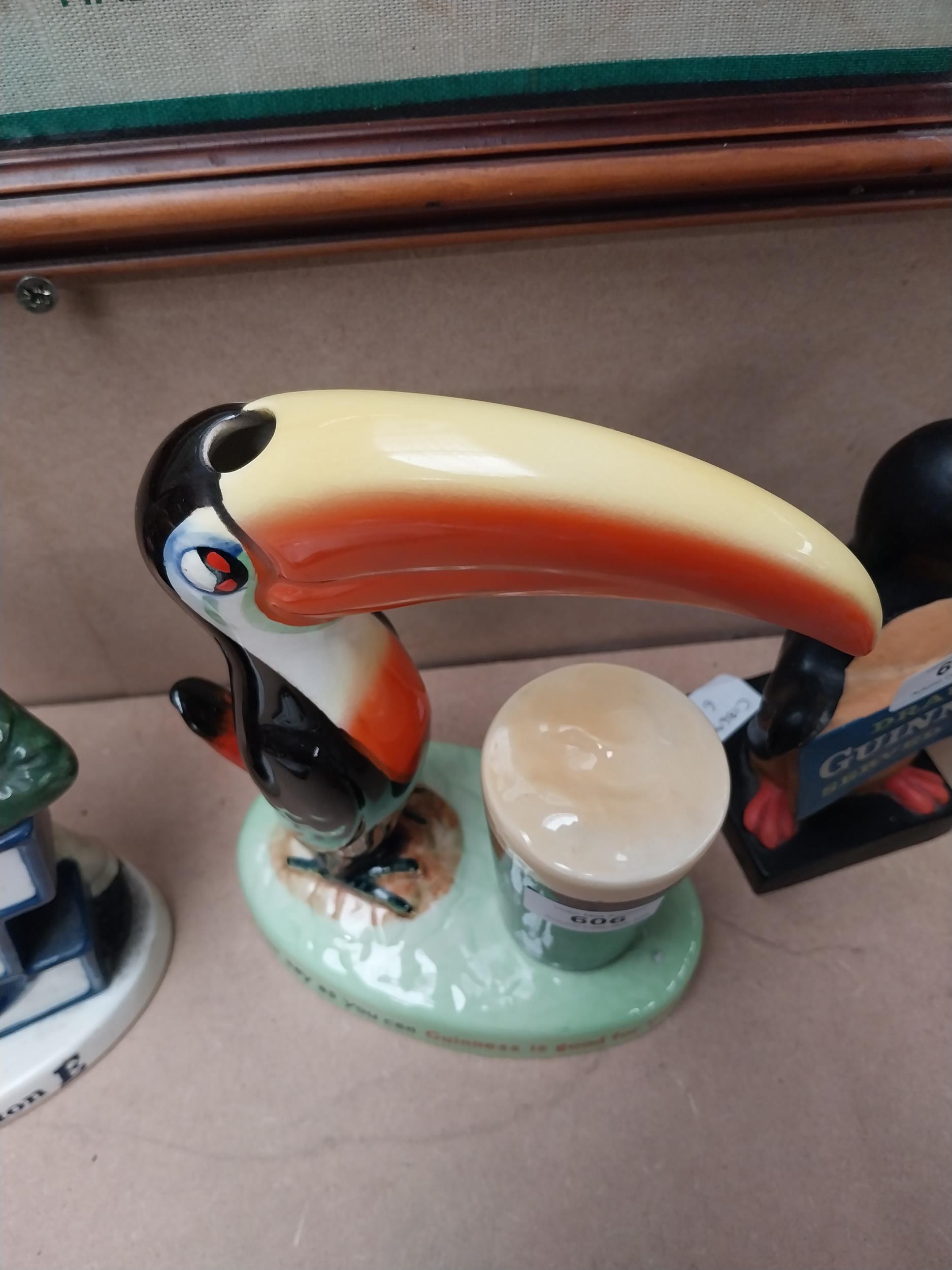 Guinness Toucan lamp base. {24 cm H x 17 cm W x 10 cm D}. - Image 2 of 4