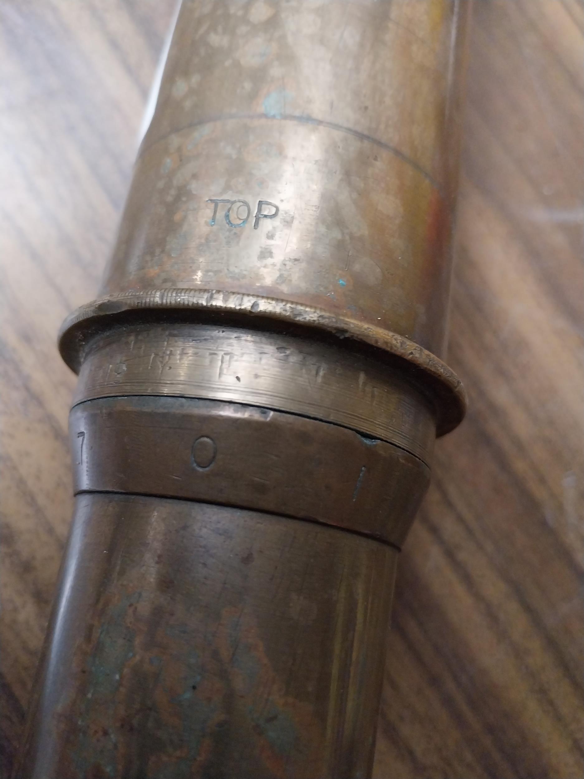 WW1 Telescope {55 cm H x 5 cm Dia}. - Image 8 of 9