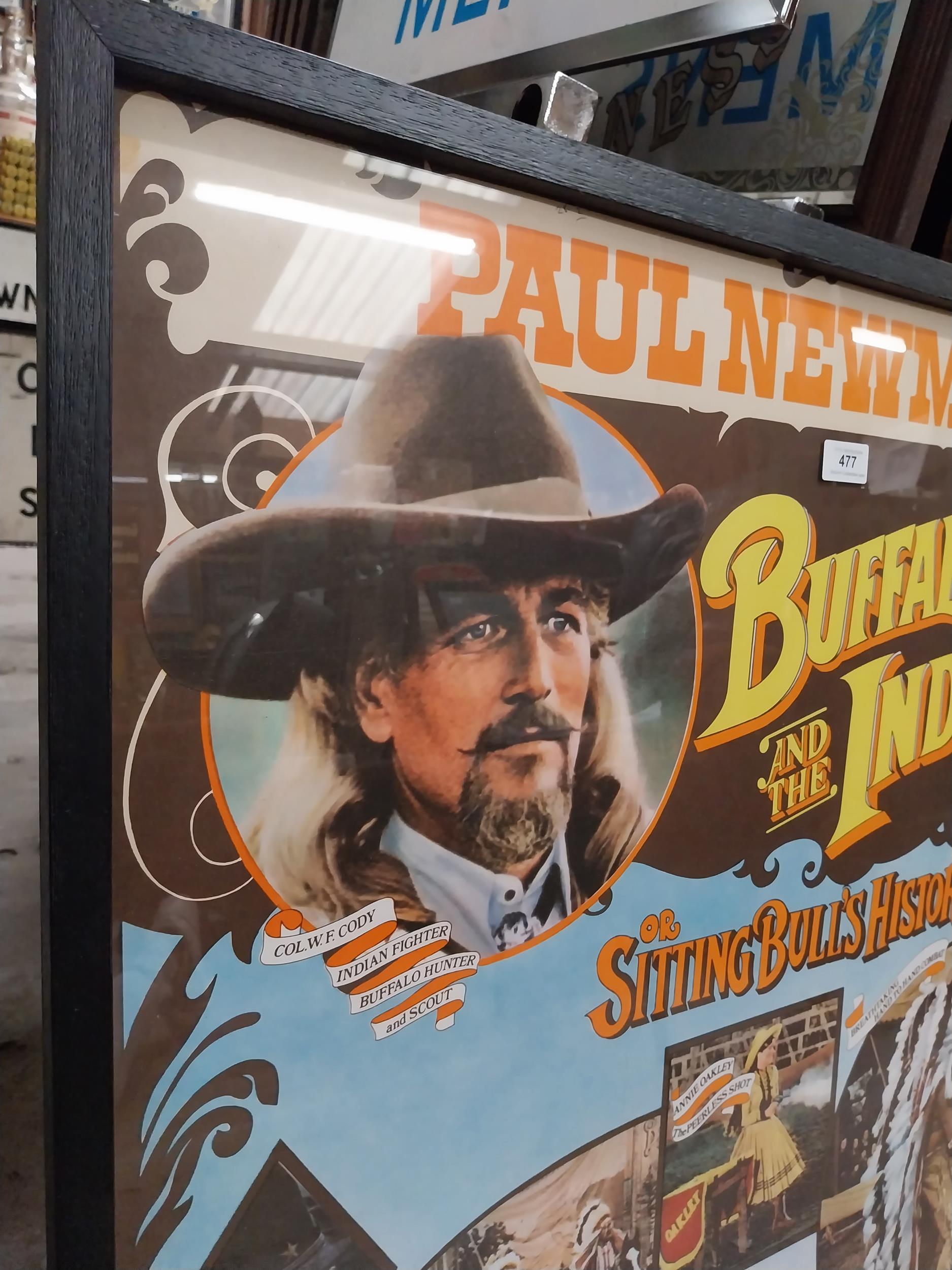 Original Buffalo Bill and The Indians framed movie poster {79 cm H x 104 cm W}. - Image 3 of 7