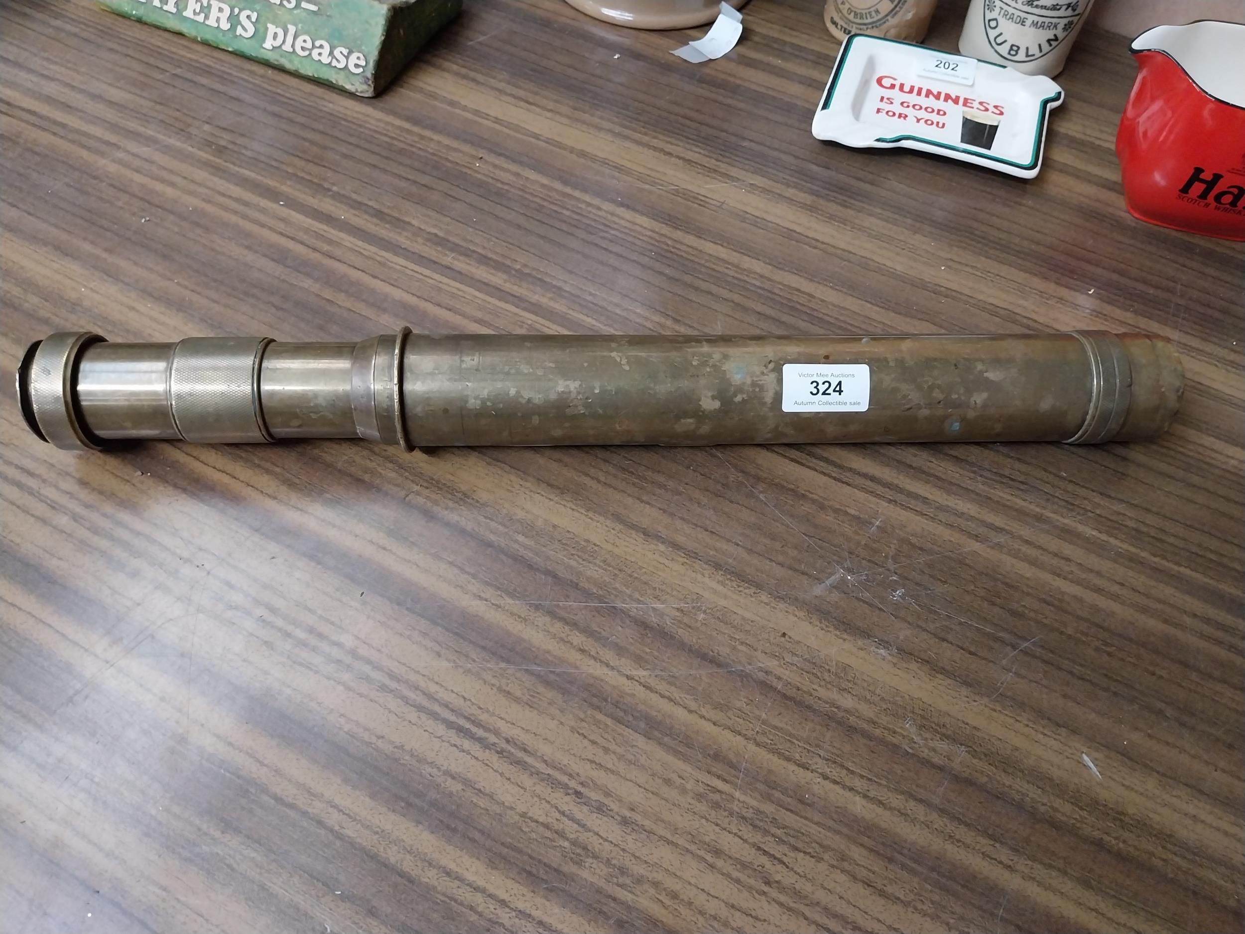 WW1 Telescope {55 cm H x 5 cm Dia}.