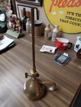 Early 20th C. brass wine measure. {42 cm H x 18 cm W x 13 cm D}.