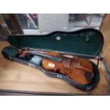 Cased Violin.