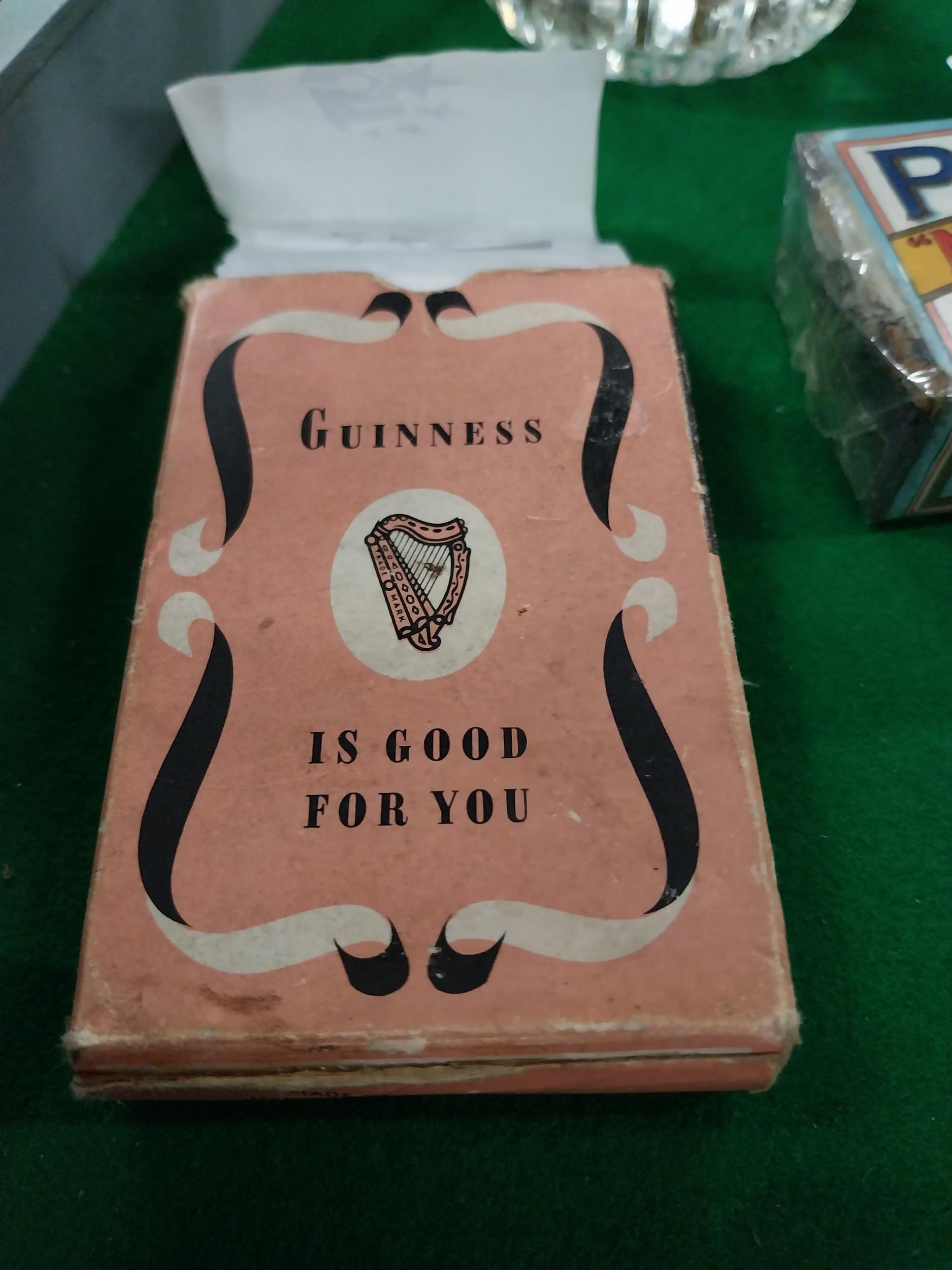 Pack of Guinness Playing cards. {9 mc H x 6 cm W}. - Image 2 of 4