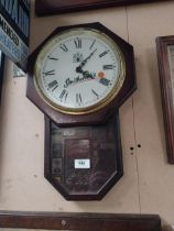 Smithwicks Ale drop dial advertising clock. {50 cm H x 30 cm W].