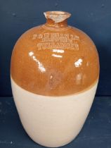 P and H Egan Tullamore stoneware jar {H 46cm x Dia 30cm}.