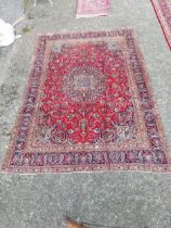 Good quality decorative Persian carpet square { 370cm W x 265cm L} (not available to view in