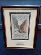 Ireland is a Nation and should be free framed political print {H 46cm x W 36cm}.