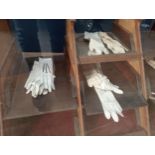 Ten pairs of women's leather gloves