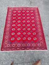 Good quality decorative Persian carpet square {285cm W x 200cm L} (not available to view in