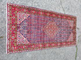 Good quality decorative Persian carpet square {300cm W x 145cm L} (not available to view in