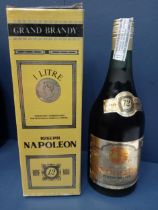 Bottle of Joseph Napoleon Grand brandy {1 Litre in size}.