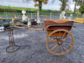 19th C. Horse trap by J Taggart's Coach and Motor Works of Cavan. {142 cm H x 327 cm W x 167 cm W}.