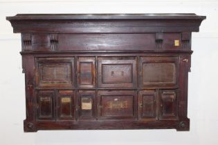 Early 19th C. apartment post box cabinet with ten doors {H110cm x W 175cm x D 10cm }.