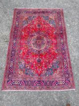 Good quality decorative Persian carpet square {290cm W x 190cm L} (not available to view in