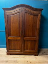 French mahogany wardrobe in the Victorian style {207cm H x 153cm W x 59cm D}