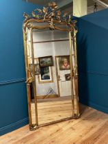 19th C. giltwood mirror {245cm H x 121cm W}