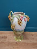 Decorative ceramic vase. {64 cm H x 34 cm Dia.}.