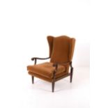 PAOLO BUFFA (Attr.). Velvet armchair