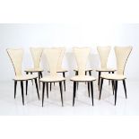 UMBERTO MASCAGNI. Eight chairs