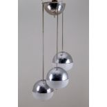 Three sphere chandelier