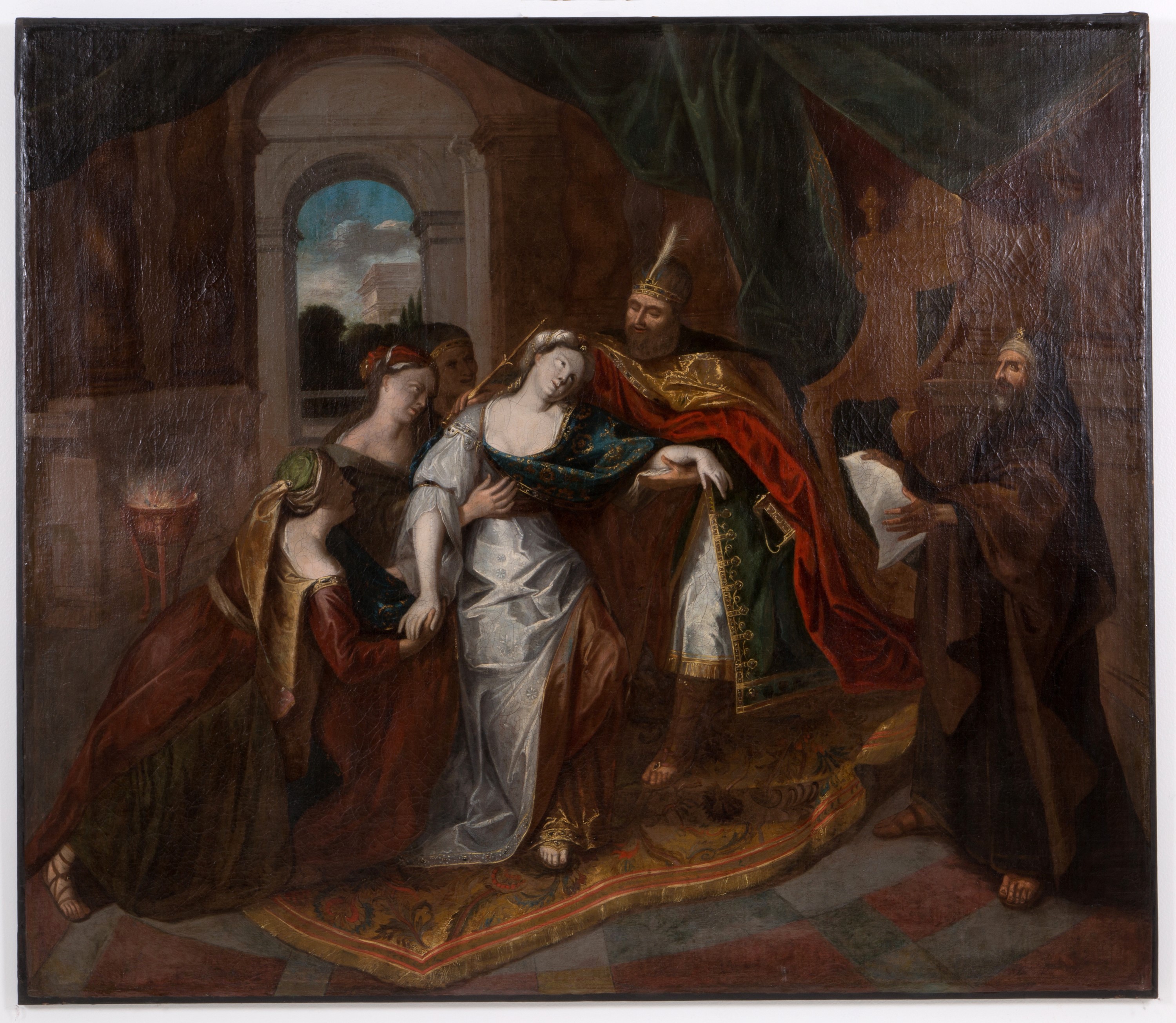 Painting "ESTER FAINTS IN THE PRESENCE OF ASSUERUS"