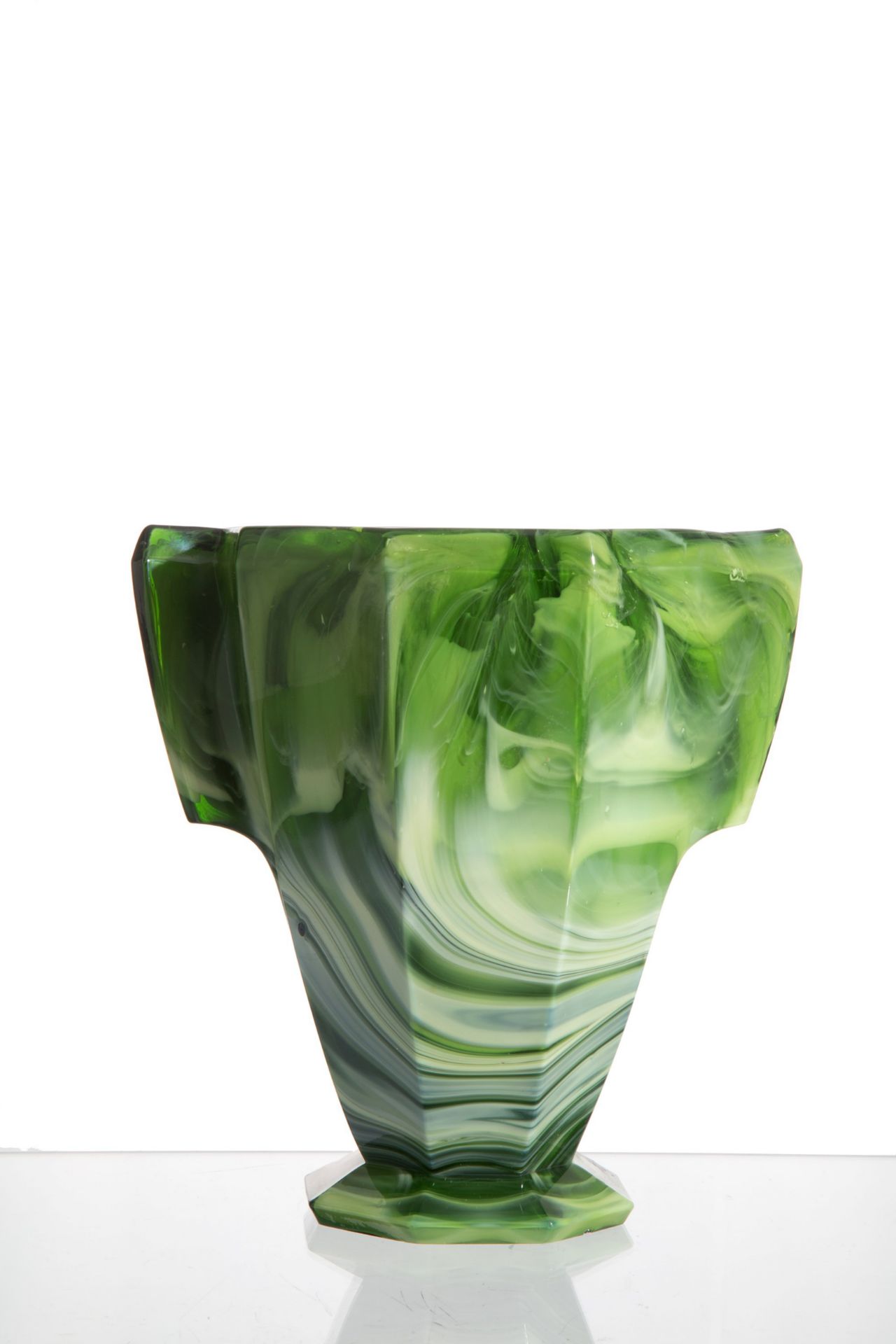 Chalcedony glass vase - Bild 2 aus 3