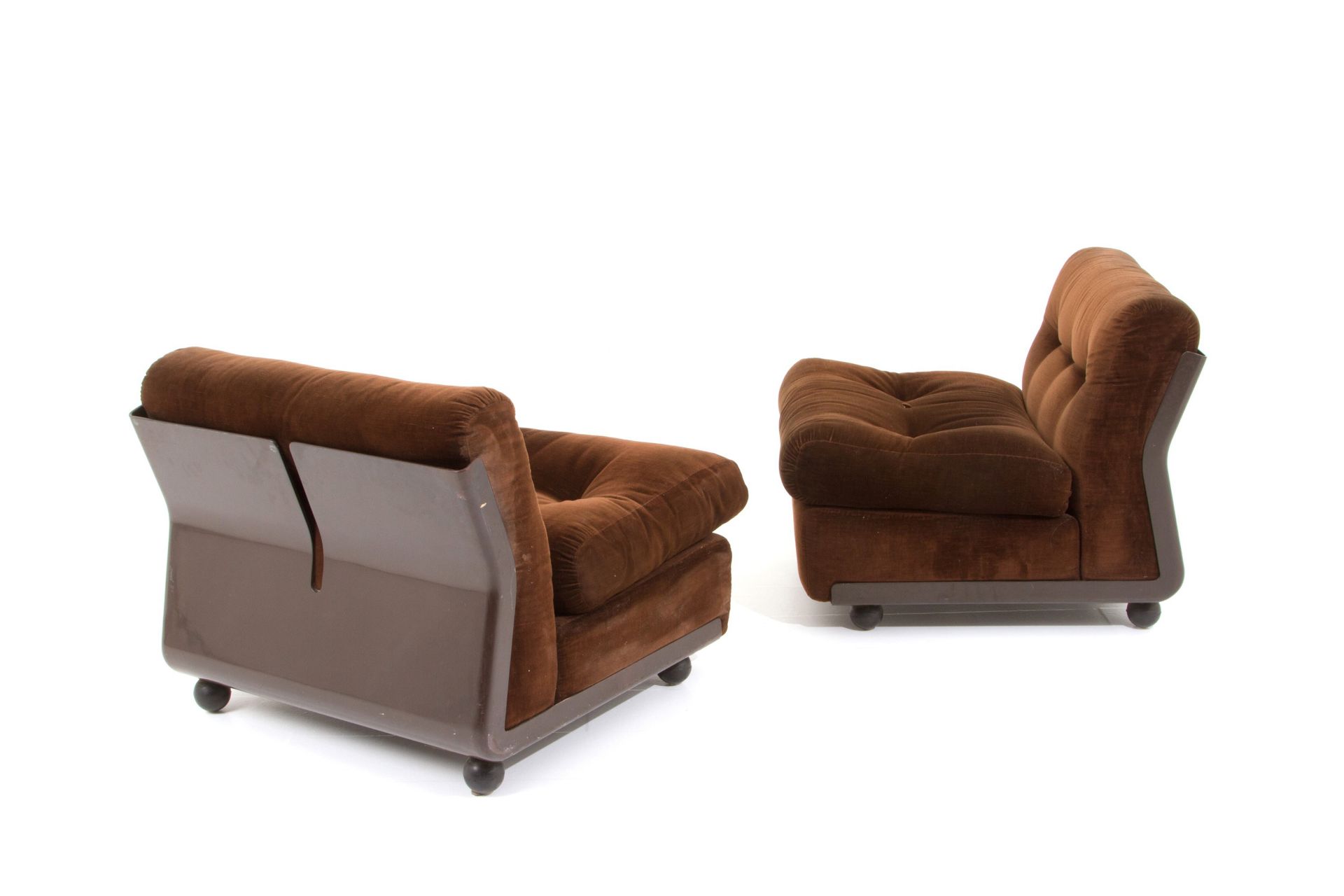 MARIO BELLINI. Two Amanta armchairs for B&B Italia - Image 3 of 5