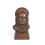 ANTONIO UGO. Bronze sculpture "VIRGIN MARY"