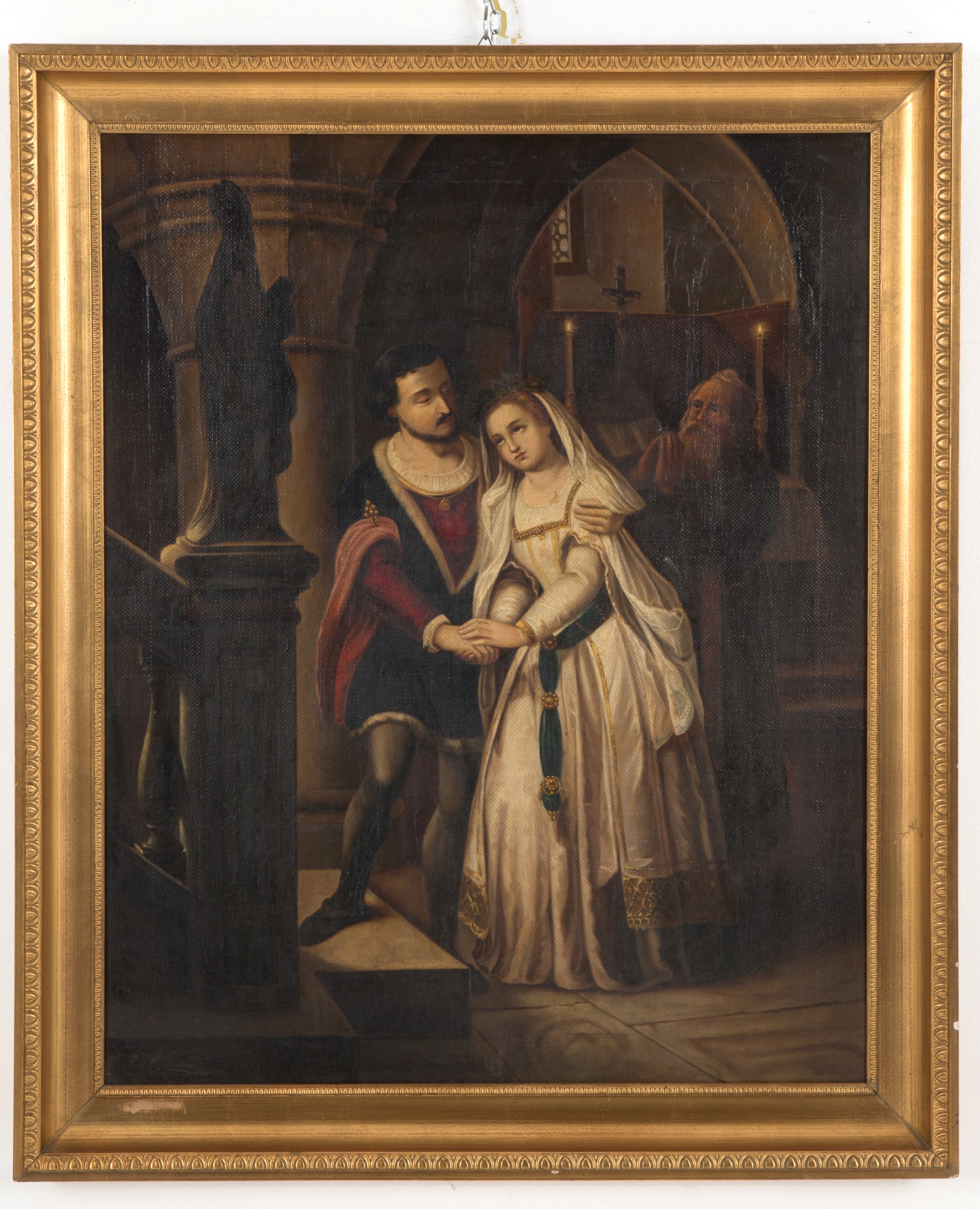 Painting "ROMEO AND JULIET WITH FRIAR LAUREN"