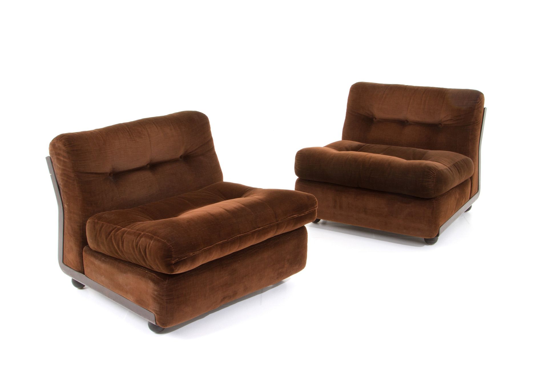 MARIO BELLINI. Two Amanta armchairs for B&B Italia - Image 2 of 5